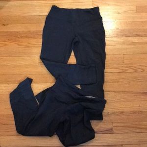 Crane & Lion Black Capri Tights set of 2 size 4